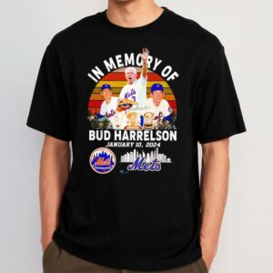 In Memory Of Bub Harrelson New York Mets Signature 2024 Shirt 1 www