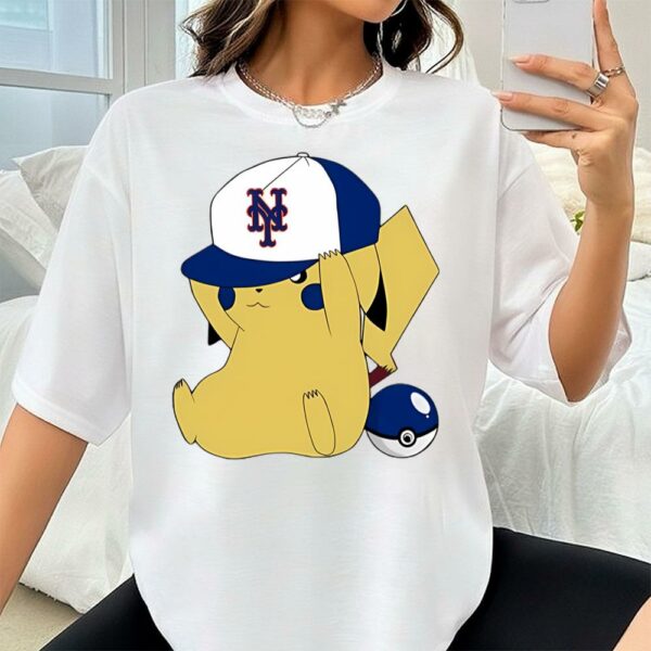 MLB Pikachu New York Mets Shirt 2 er