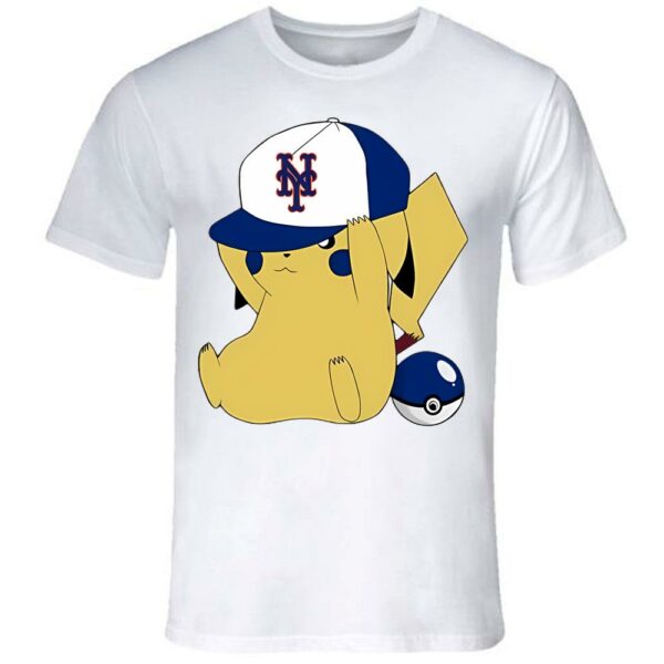 MLB Pikachu New York Mets Shirt 4 dd