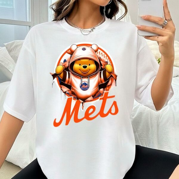 MLB Pooh And Football New York Mets Shirt 2 er