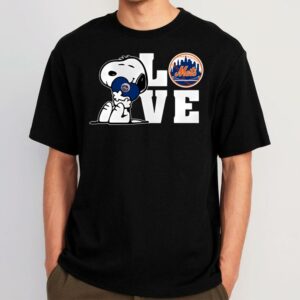 Snoopy Love New York Mets T Shirt 1 www