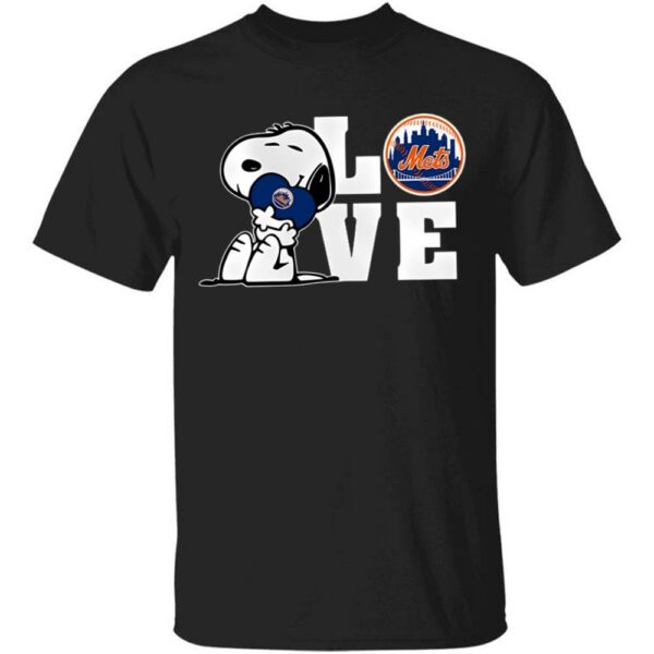 Snoopy Love New York Mets T Shirt 4 errr