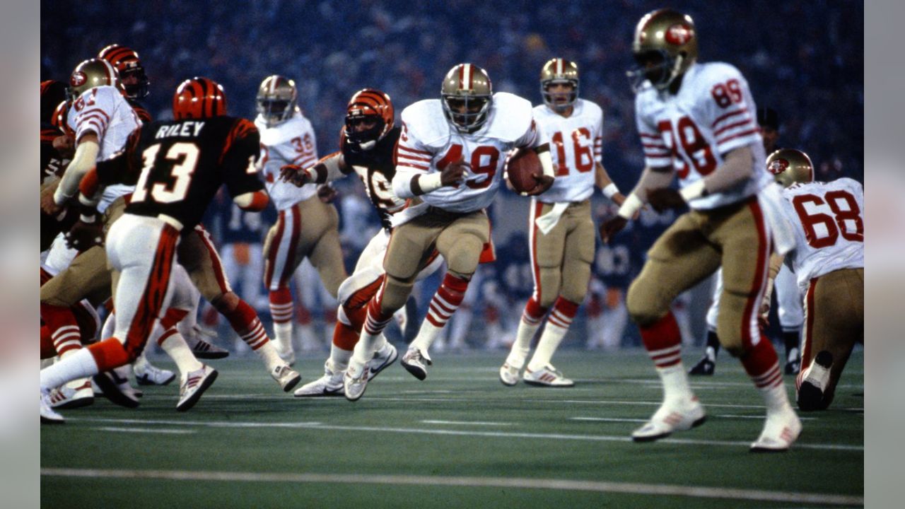 Super Bowl XVI, Jan. 24, 1982 San Francisco 49ers 26, Cincinnati Bengals 21