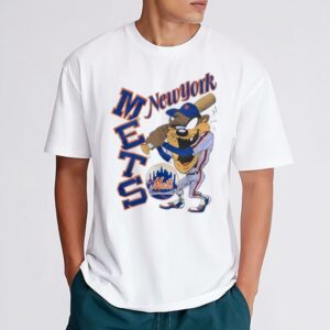 Vintage New York Mets Looney Tunes Taz Shirt MLB Baseball Shirt For Women Men 1 rt