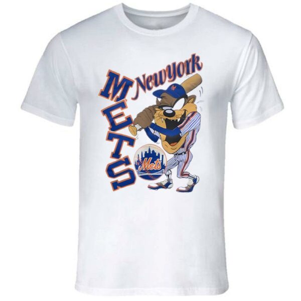 Vintage New York Mets Looney Tunes Taz Shirt MLB Baseball Shirt For Women Men 4 dd