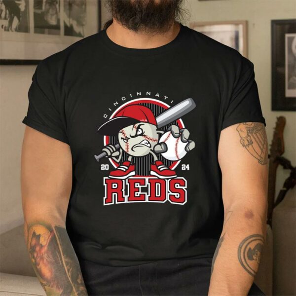 Cincinnati Reds Baseball 2024 Season T-Shirt - Image 2