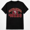 san francisco 49ers arched wordmark t shirt a90zd