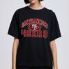 san francisco 49ers arched wordmark t shirt eo5fr