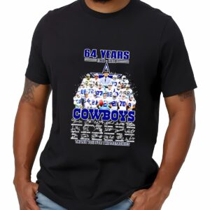 64 Years 1960 2024 Cowboys Thank You For The Memories Cowboys T Shirts 1 mechsunshine b