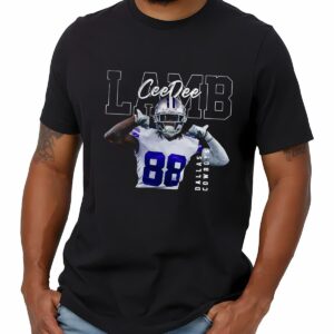 Ceedee Lamb Dallas Cowboys 88 Football Shirt 1 mechsunshine b