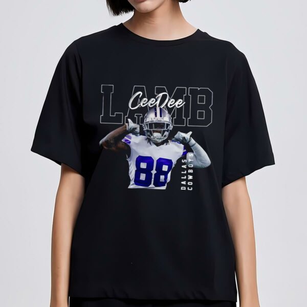 Ceedee Lamb Dallas Cowboys 88 Football Shirt 3 mechsunshineb3