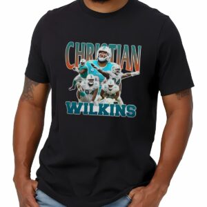 Christian Wilkins Miami Dolphins Tee 1 mechsunshine b