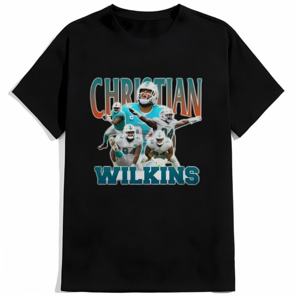 Christian Wilkins Miami Dolphins Tee 2 mechsunshine b2
