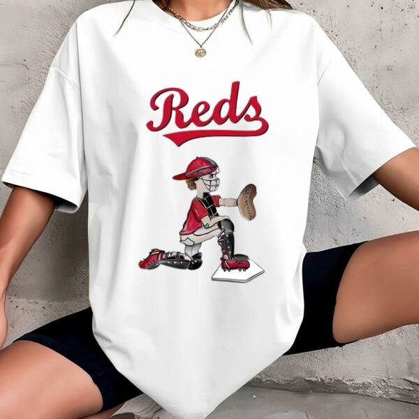 Cincinnati Reds Baseball Caleb The Catcher Shirt 3 mechsunshinew3