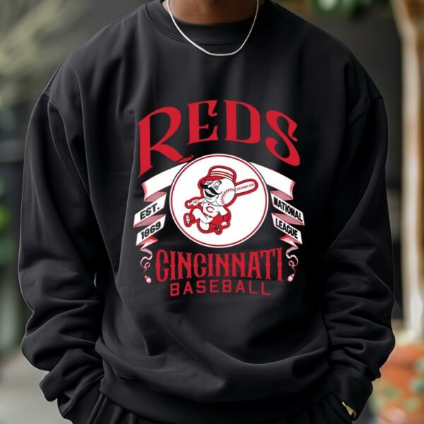 Cincinnati Reds Baseball Est1869 National League Logo Shirt 3 12