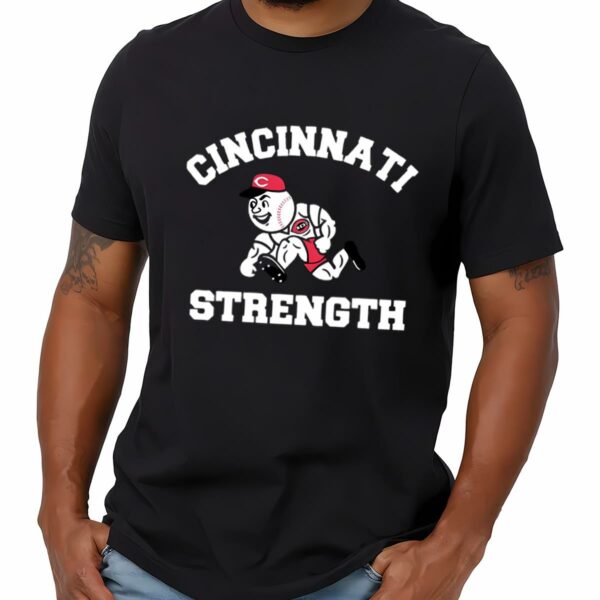 Cincinnati Reds Strength T Shirt 1 mechsunshine b