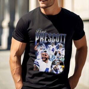 Dak Prescott Vintage Dallas Cowboys Football Shirt 1 b1