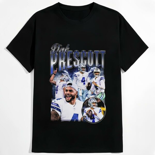 Dak Prescott Vintage Dallas Cowboys Football Shirt 3 b3
