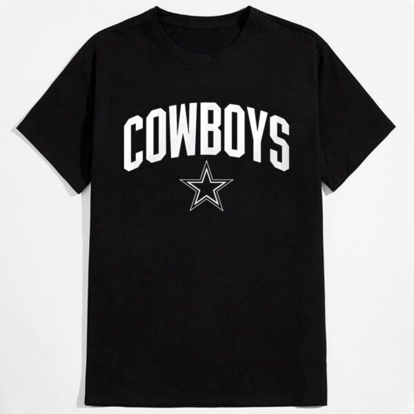Dallas Cowboys Mens Logo Arch T shirt 2 mechsunshine b2