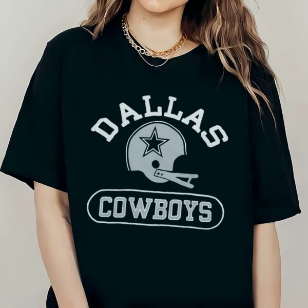 Dallas Cowboys Throwback Helmet Cowboys Vintage Shirt 2 2
