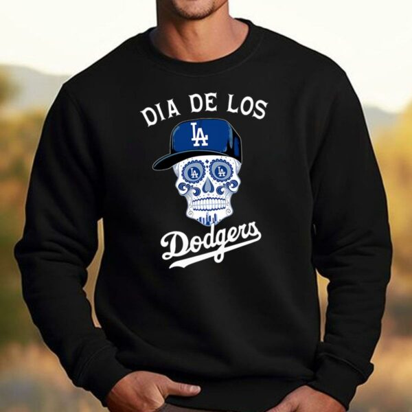 Dia De Los Dodgers Muertos T Shirt 3 3