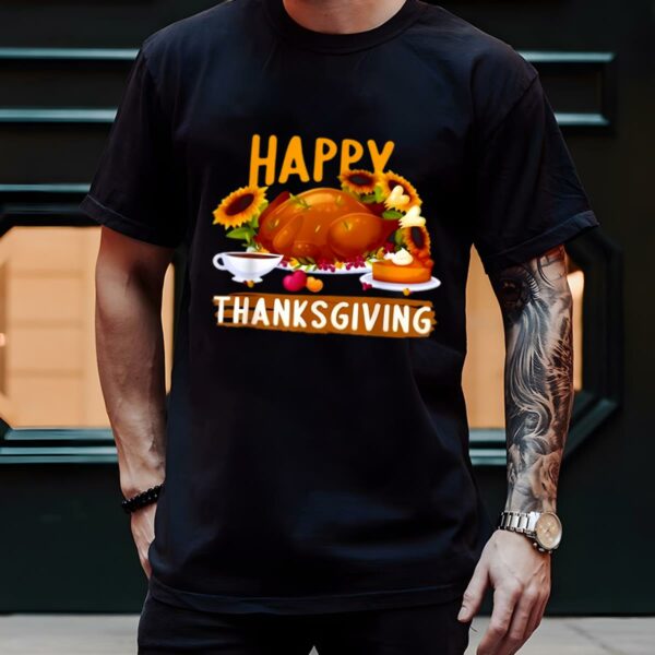 Happy Thanksgiving 2024 Celebrate Thanksgiving Day Dinner T shirt 2 blackk shirt