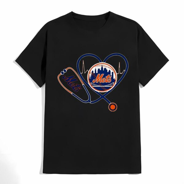 Heartbeat Nurse Love New York Mets Shirt 3 don