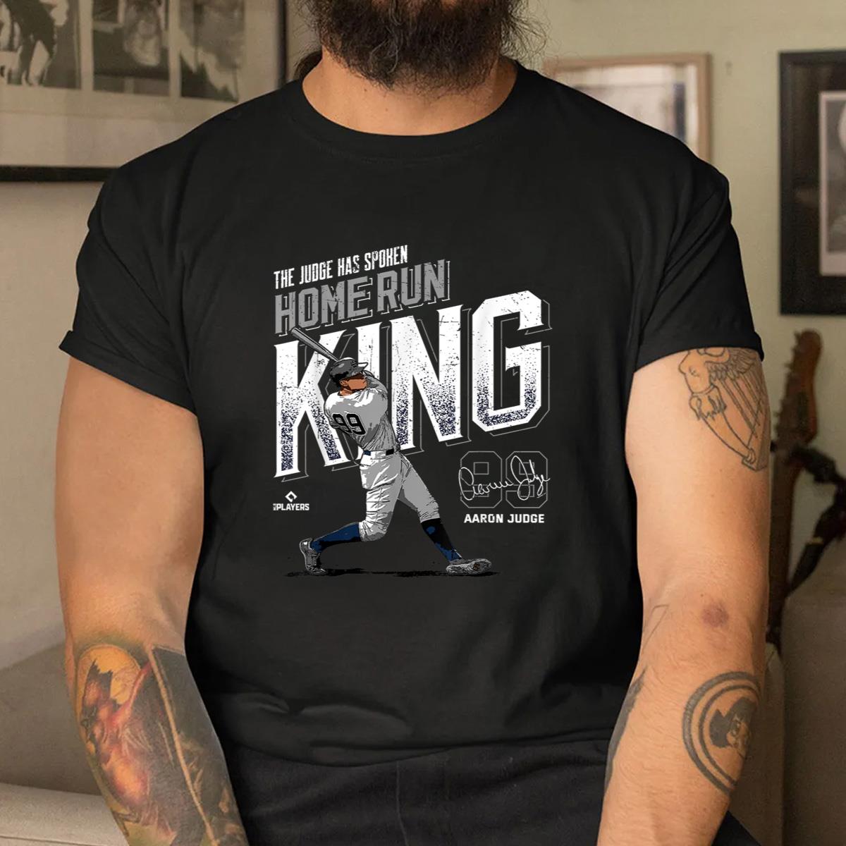 Home Run King Aaron Judge New York MLBPA T Shirt