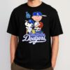 Los Angeles Dodgers Charlie Brown Snoopy And Woodstock Baseball Shirt 1 1