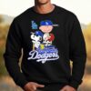 Los Angeles Dodgers Charlie Brown Snoopy And Woodstock Baseball Shirt 3 3