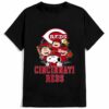 MLB Cincinnati Reds Snoopy Charlie Brown Woodstock The Peanuts Movie Baseball Shirt 2 mechsunshine b2