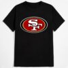 Mens Black San Francisco 49ers Team Logo T shirt 2 mechsunshine b2