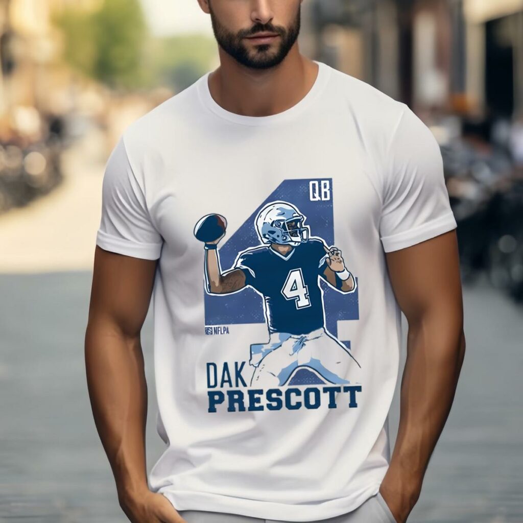 Mens Dallas Cowboy Dak Prescott T shirt 1 w1