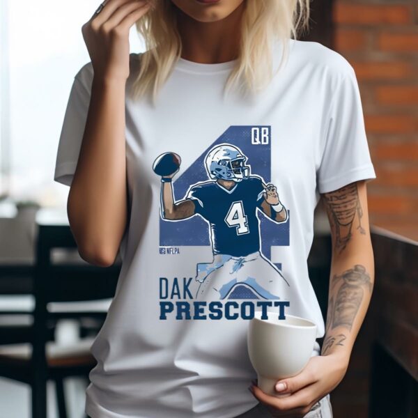 Mens Dallas Cowboy Dak Prescott T shirt 2 w2