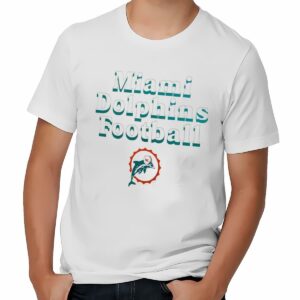 Mens NFL X Darius Rucker Collection Vintage Miami Dolphins Shirt 1 w1