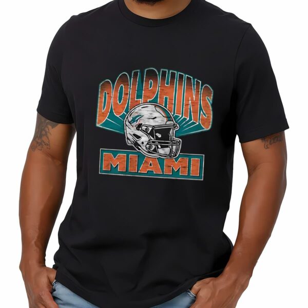 Miami Dolphins Helmet NFL Vintage Shirt 1 mechsunshine b