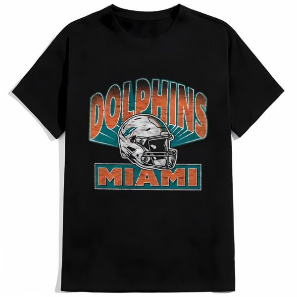 Miami Dolphins Helmet NFL Vintage Shirt 2 mechsunshine b2