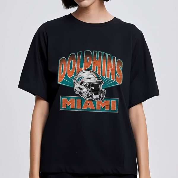 Miami Dolphins Helmet NFL Vintage Shirt 3 mechsunshineb3