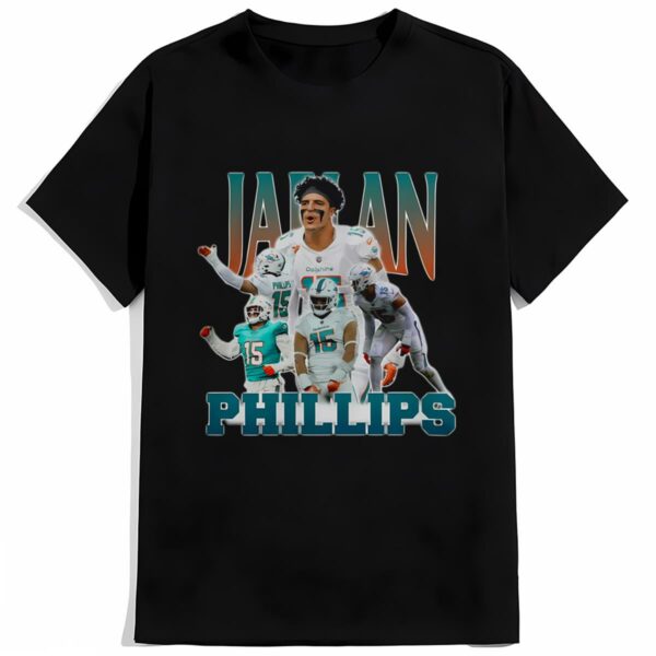 Miami Dolphins Jaelan Phillips Vintage T Shirt 2 mechsunshine b2