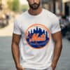 New York Mets City Logo Distressed Vintage Logo Shirt 1 w1
