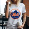 New York Mets City Logo Distressed Vintage Logo Shirt 2 w2