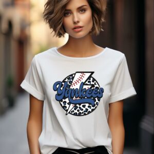 New York yankees Leopard Baseball Shirt 2 2