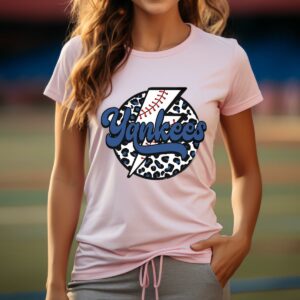 New York yankees Leopard Baseball Shirt 3 5