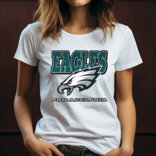 Philadelphia Eagles 2000s Retro NFL T shirt 2 w2