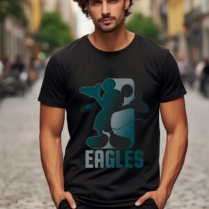 Philadelphia Eagles Youth Disney Cross Fade T shirt 1 b1