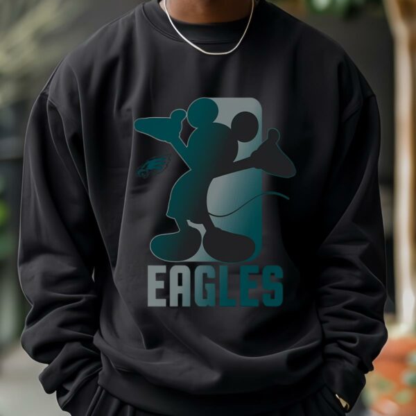 Philadelphia Eagles Youth Disney Cross Fade T shirt 3 12