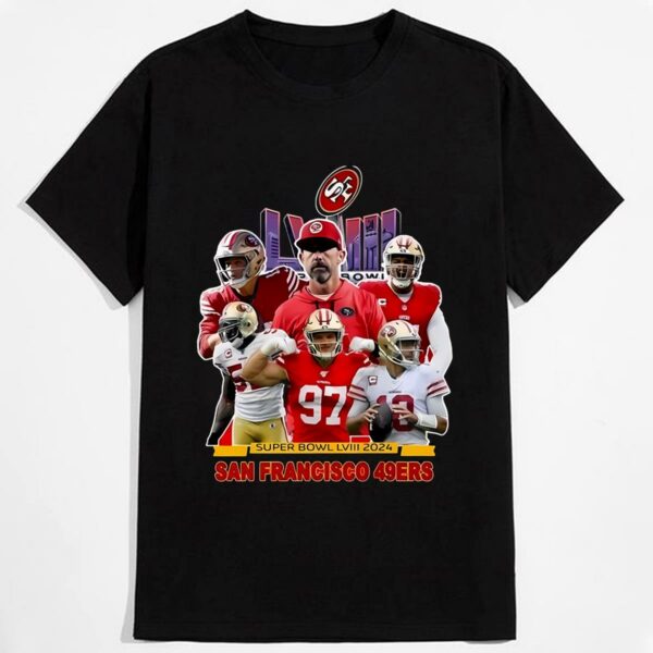 San Francisco 49ers Super Bowl LVIII 2024 T shirt 2 mechsunshine b2