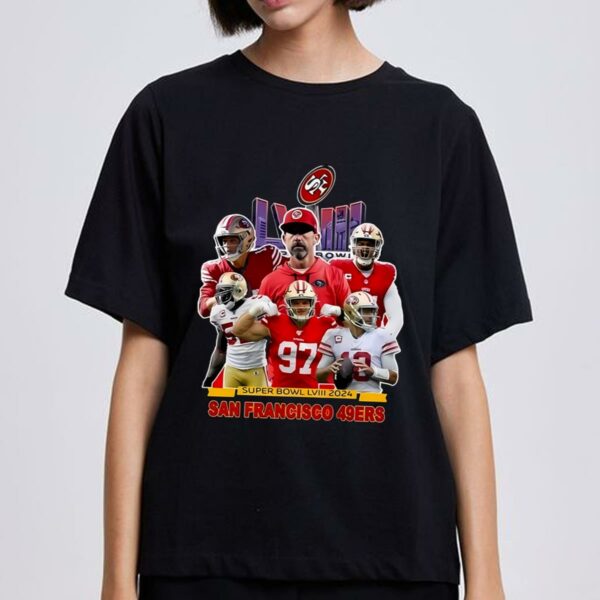 San Francisco 49ers Super Bowl LVIII 2024 T shirt 3 mechsunshineb3
