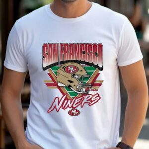 San Francisco 49ers Triangle Vintage 49ers Shirt 1 w3