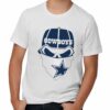 Skull Face Dallas Cowboys T Shirts 1 w1